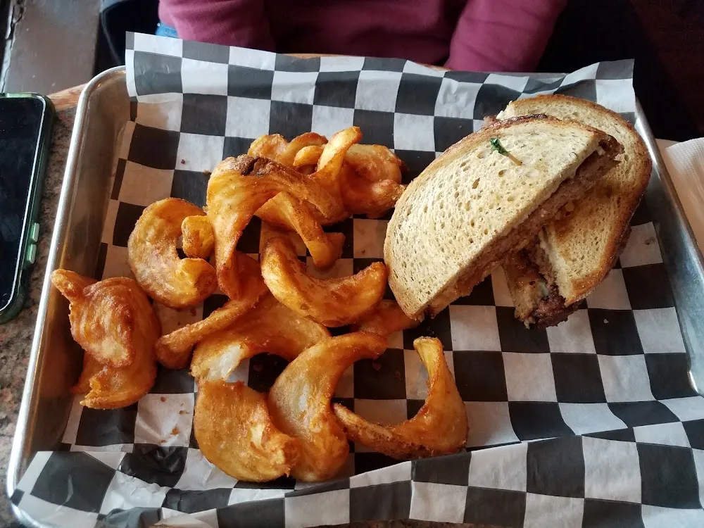 Patty Melt with Fries